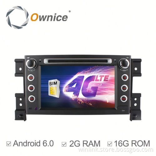 Ownice Android 6.0 Cortex A53 4core GPS navigation system for SUZUKI Grand Vitara support 4G + 16GB rom